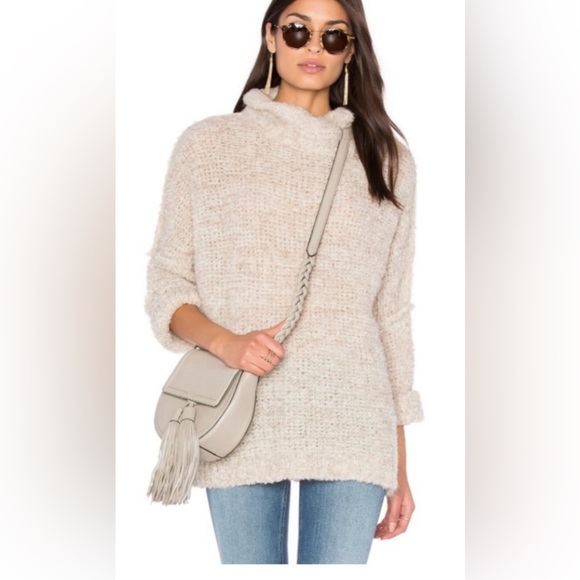 Free People She’s All That Alpaca wool Cowl Neck Sweater - Picture 2 of 10